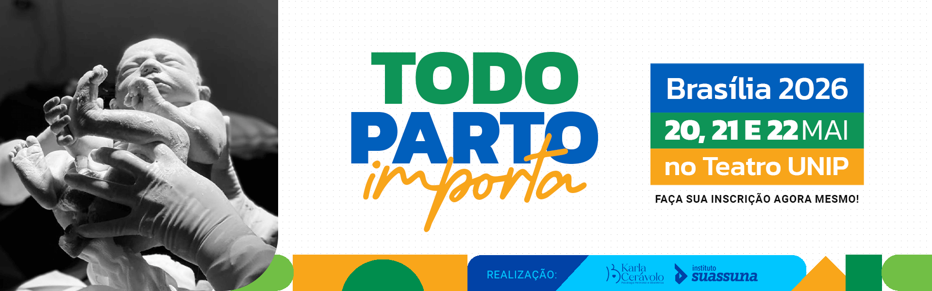 Banner Todo Parto Importa - Brasília 2026