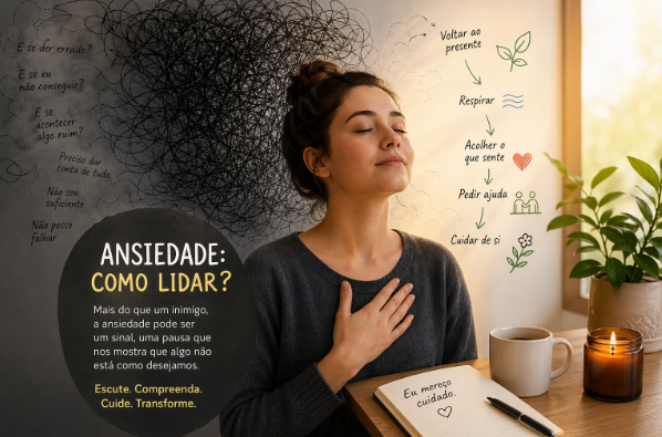 Ansiedade: como lidar sem silenciar o que ela tenta dizer